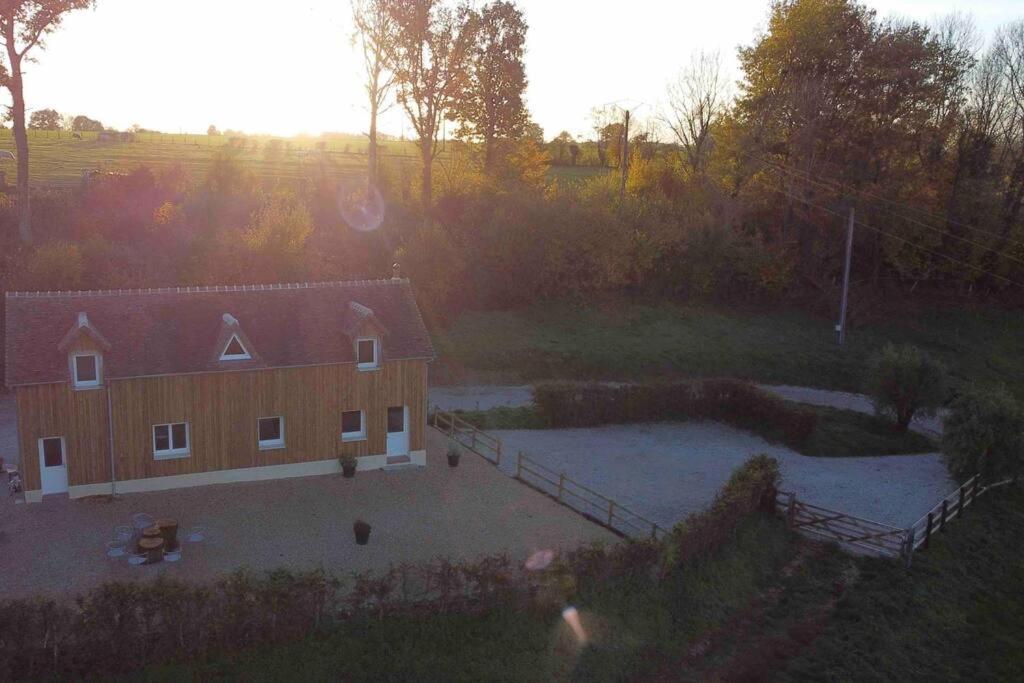 La Maison Du Perche Avec Jacuzzi Saint-Martin-des-Pezerits ภายนอก รูปภาพ